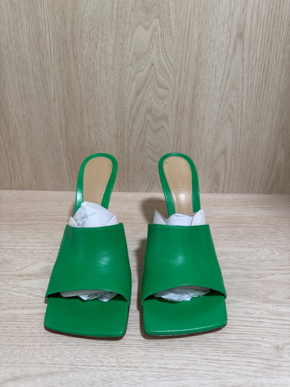 Bottega Veneta Square Toe Mules